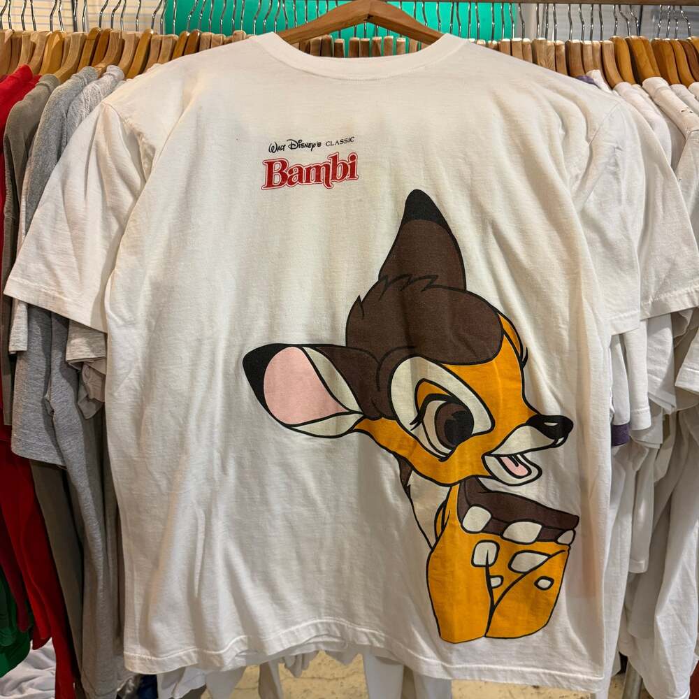 Vintage 90s Disney Bambi Movie Promo T-Shirt XL